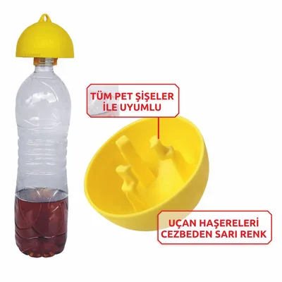 Şapka Tipi Sinek (Uçan Haşere, Akdeniz Meyve Sineği) Tuzağı