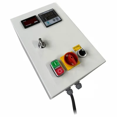 Girişli Sürücülü Motor Kontrol Panosu Metal Kasa Dijital Göstergeli kW - kW) (İnvetörlü Devir Ayarlama Panosu)