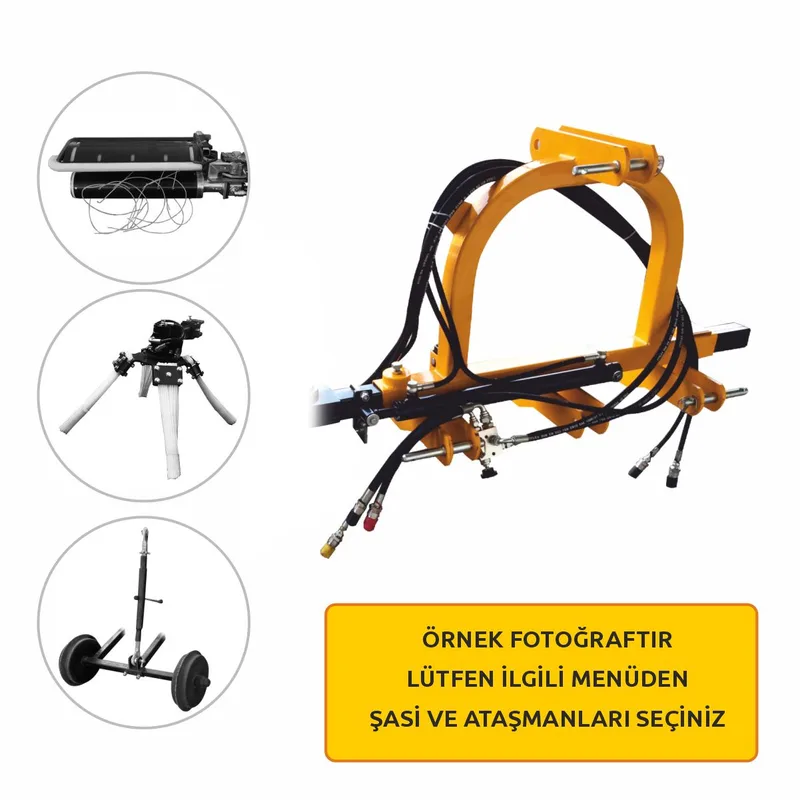 Kadıoğlu KDM505 Şasi İle Makine Oluşturma (İstediğiniz Ataşmanlarla Kendi Makinenizi Oluşturun)