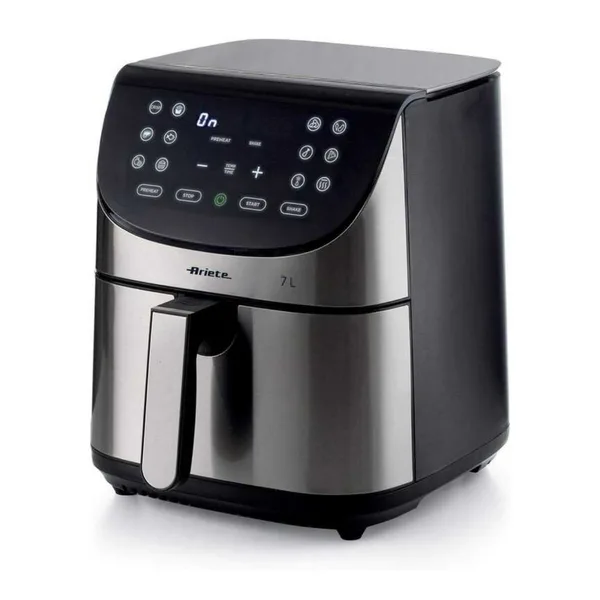 Ariete 7L 1800W Meyve Kurutma Fonksiyonlu Sıcak Hava Fritözü Inox 4628/00