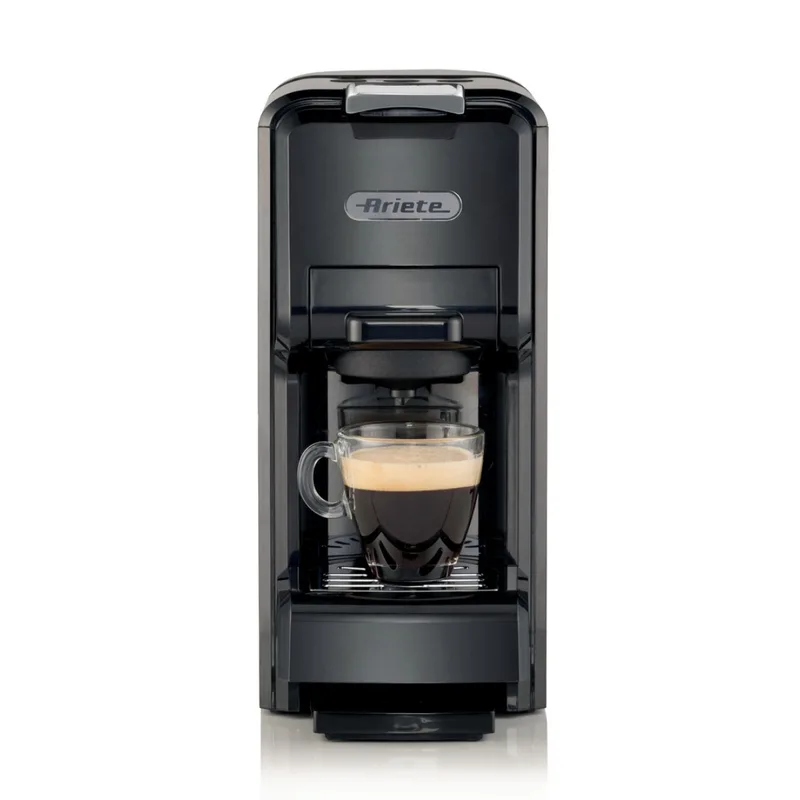 Ariete Çok Fonksiyonlu Kapsül, Pod ve Öğütülmüş Kahve 4in1 Espresso Makinesi Siyah 1304/11