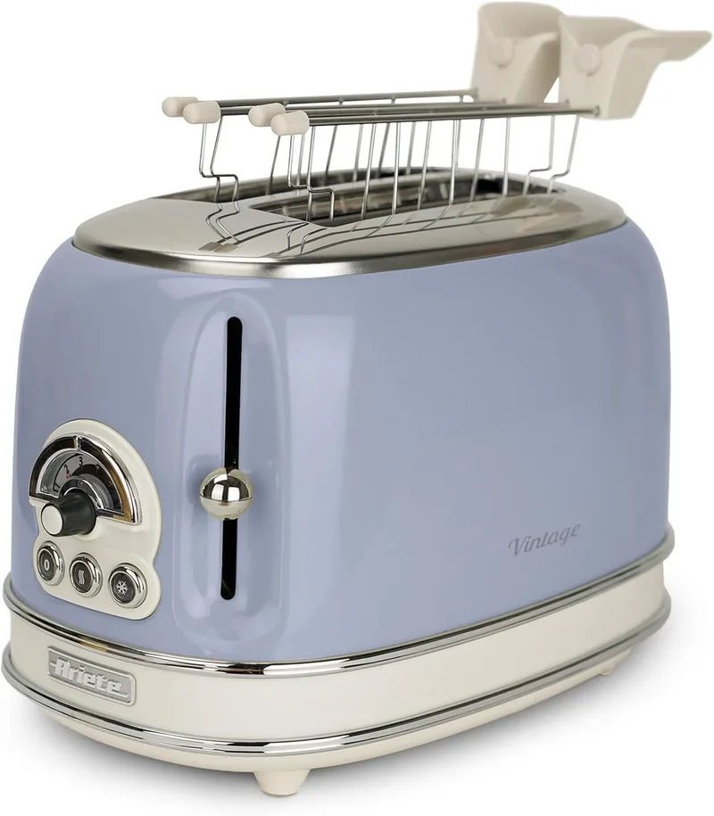 Ariete Vintage Ekmek Kızartma Makinesi Mavi 0155/05