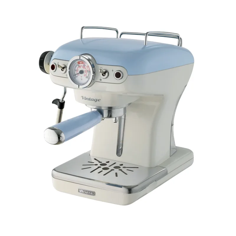 Ariete Vintage Espresso Kahve Makinesi Mavi 1389/15