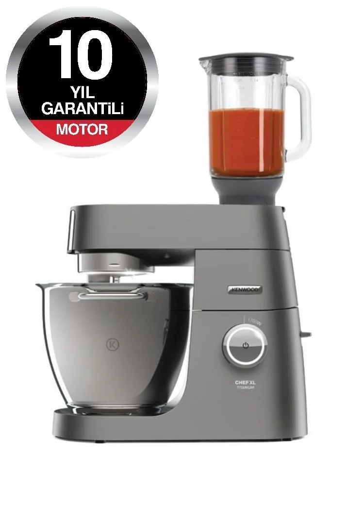 Kenwood Chef XL 5 Aparatlı Mutfak Şefi 1700 Watt 6,7 Lt Hazne Silver KVL8320S