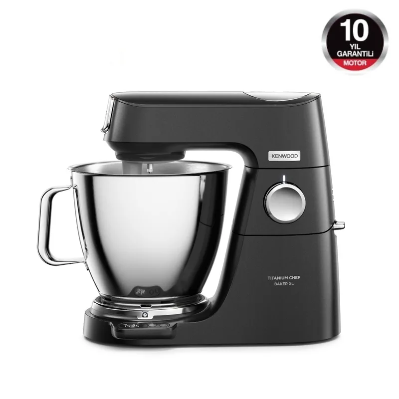 Kenwood Titanium Chef Baker XL Autograph 1200W Çift Hazneli Mutfak Şefi Siyah KVL85.004BK