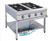 Görkem 4 Lü Taban Raflı Ocak Gazlı ve Lpg Li 100X100X85 cm 206 - 1
