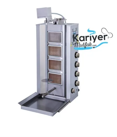 Görkem 4 Lü Üstten Motorlu Döner Ocağı Gazlı ve Lpg Li 464