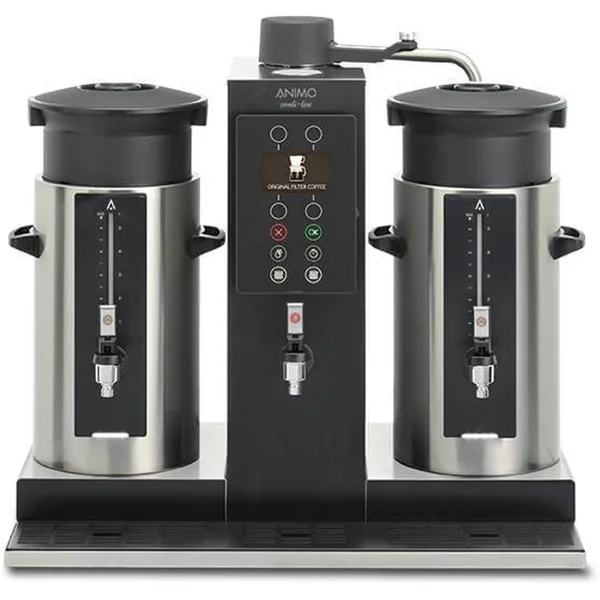 Animo 2x10 Silindirik Filtre Kahve Makinesi Sıcak Su Çıkışlı 1005402 - CB 2x10 W