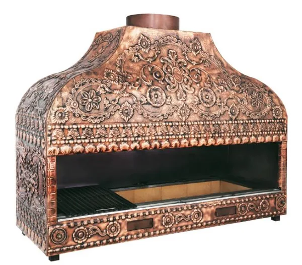 Anka Bakır Pro Kapalı Izgara 250x60x120 Cm BKI250