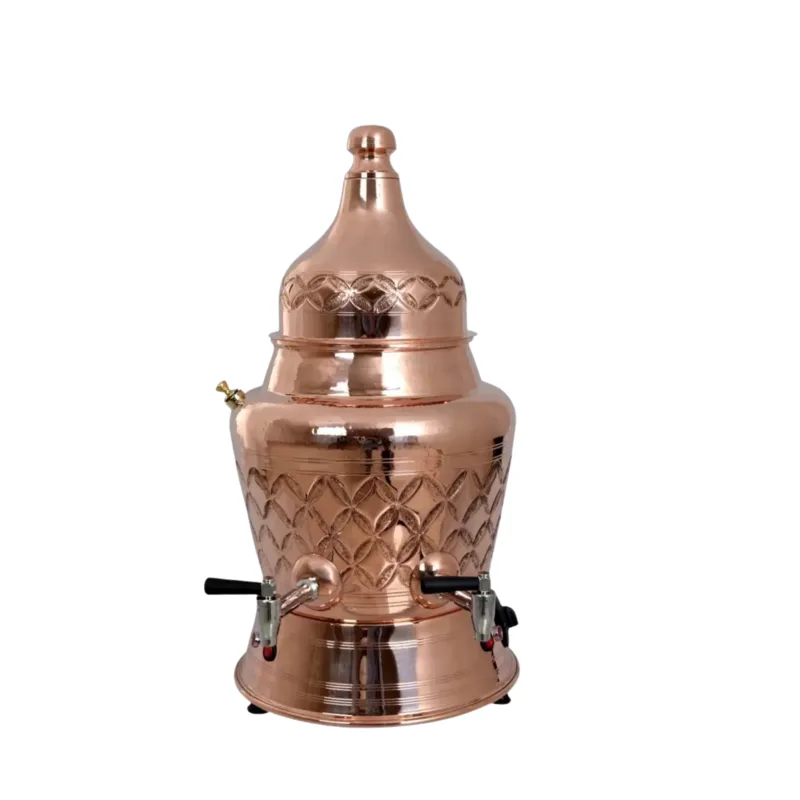 Anka Bakır Salep Makinesi Karıştırıcılı 25 Litre SLP250