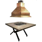 Anka Masa Tipi Bakır Pro Ocakbaşı 110x110 Cm GRN1 - 1