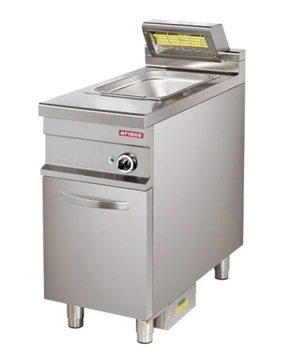 Arisco 28 Lt Elektrikli Patates Dinlendirme Makinesi Seramik Isıtıcılı Alt Dolaplı 42,5x90x90 EPC912 / Chips Scuttle
