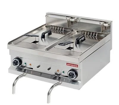 Arisco Elektrikli 2x8 Lt Tahliyeli Fritöz Profesyonel 600 lük Seri EF606