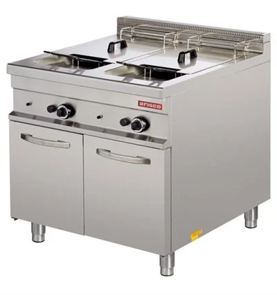 Arisco Elektrikli Fritöz 2x24 Lt Tahliyeli Dolaplı Profesyonel Seri 85x90x90 EF922