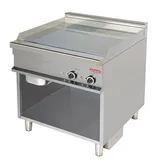 Arisco Elektrikli Izgara Alt Açık Dolaplı Pleyt Yarı Düz Yarı Oluklu Yüzey EG921SG 85x90x90 / Fry Top / Electric - 1