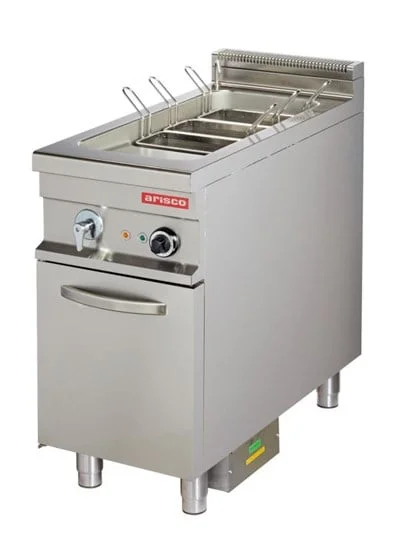 Arisco Elektrikli Makarna Haşlama Makinesi Su Doldurma ve Tahliye Vanalı Alt Dolaplı 42,5x90x90 EMH912