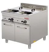 Arisco Gazlı Fritöz 2x20 Lt Doğalgaz Dolaplı Tahliyeli 900 lük Seri Ce Belgeli GF922 - 1