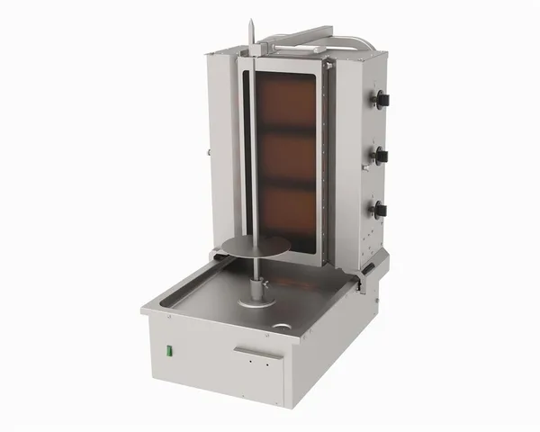 Atalay 3 Gözlü Döner Ocağı Gazlı Alttan Motorlu Camlı ADGC-3A