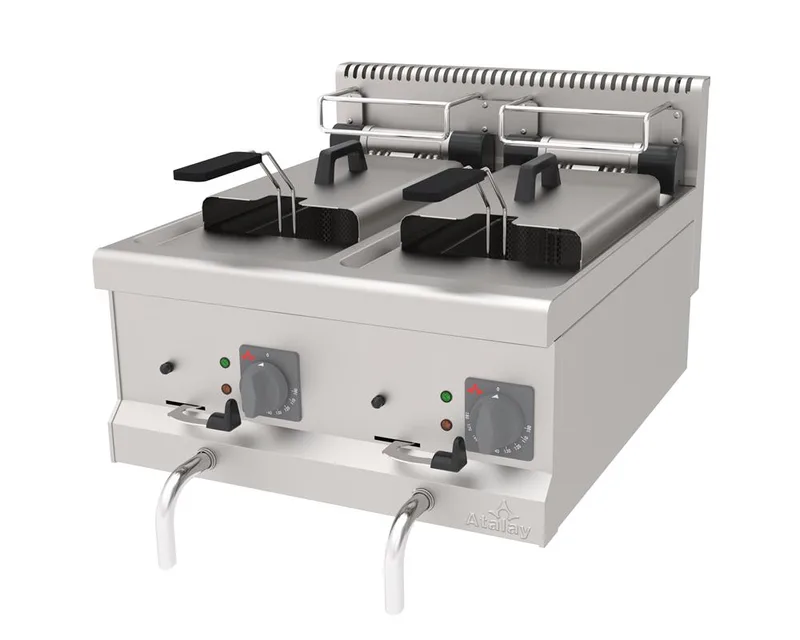 Atalay 11 Litre Elektrikli Fritöz Çiftli 60x70x30 cm AEF-670