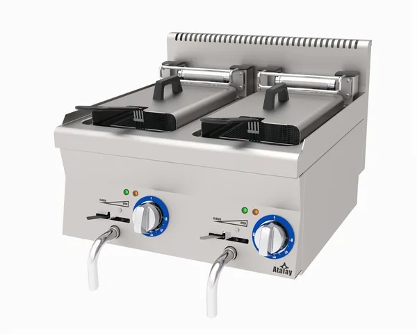 Atalay Elektrikli Fritöz 2x9 Litre 60x60x30 E AEF-660