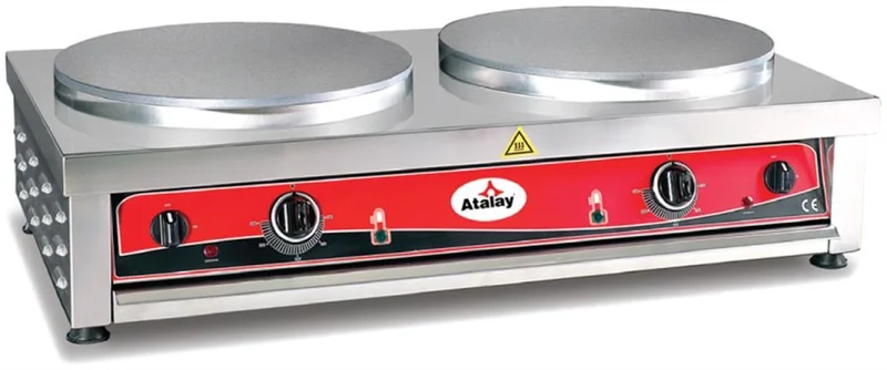 Atalay Çiftli Krep Makinesi Elektrikli AKM-4002