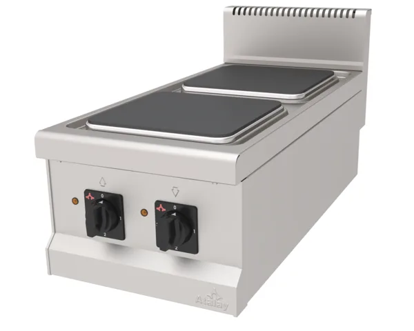 Atalay 2 Pleytli Elektrikli Ocak Set Üstü 40x90x30 cm AEO-490 S