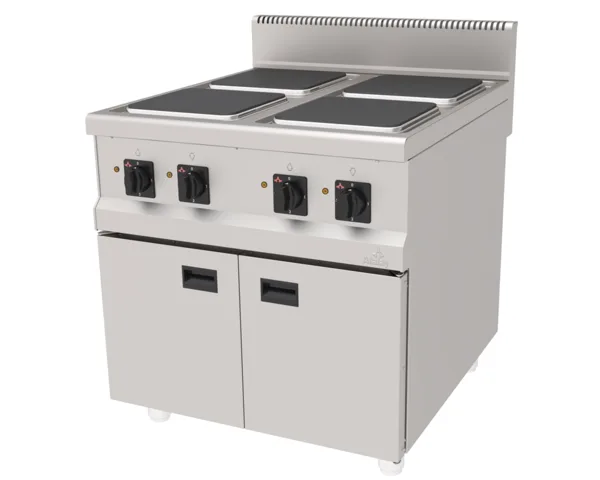 Atalay 4 Pleytli Elektrikli Ocak Alt Dolaplı 80x90x85 cm AEO-890
