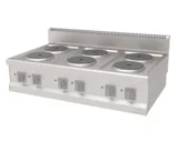 Atalay 6 Pleytli Set Üstü Ocak Elektrikli 120x70x30 cm AEO-1270 - 1