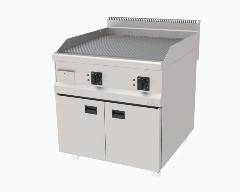 Atalay Elektrikli Izgara Oluklu Yüzey Alt Dolaplı 80x90x85 cm AEI-890-N