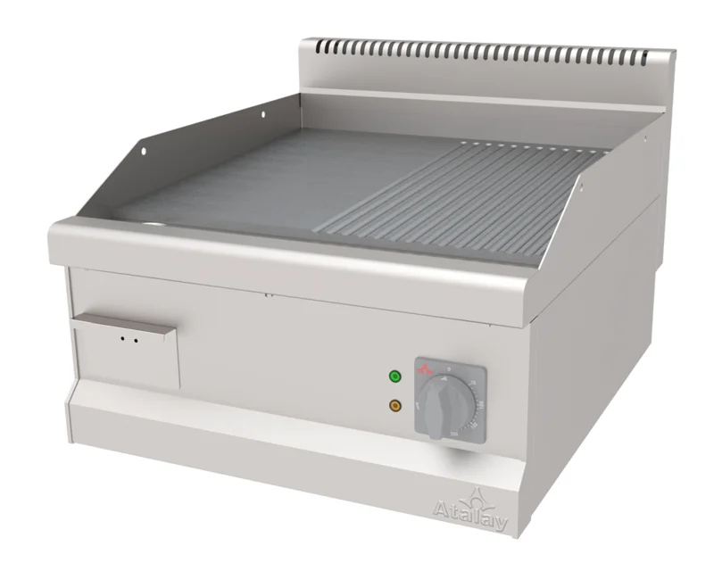 Atalay Elektrikli Izgara Yarı Oluklu Yarı Düz Yüzey 60x70x30 cm AEI-670-ND