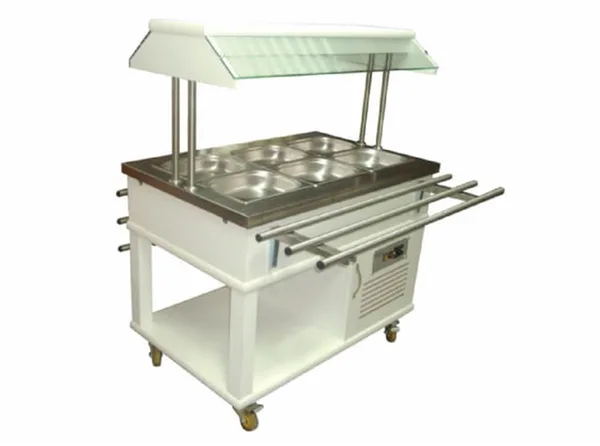 Atalay Elektrikli Saladbar 3 Küvet Kapasiteli 115x70x140 ASSB-03