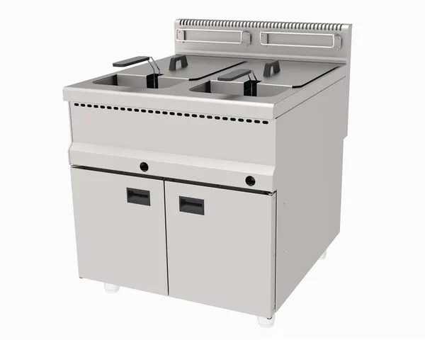 Atalay Gazlı Fritöz 60 Litre Alt Dolaplı 80x90x85 AGF-890