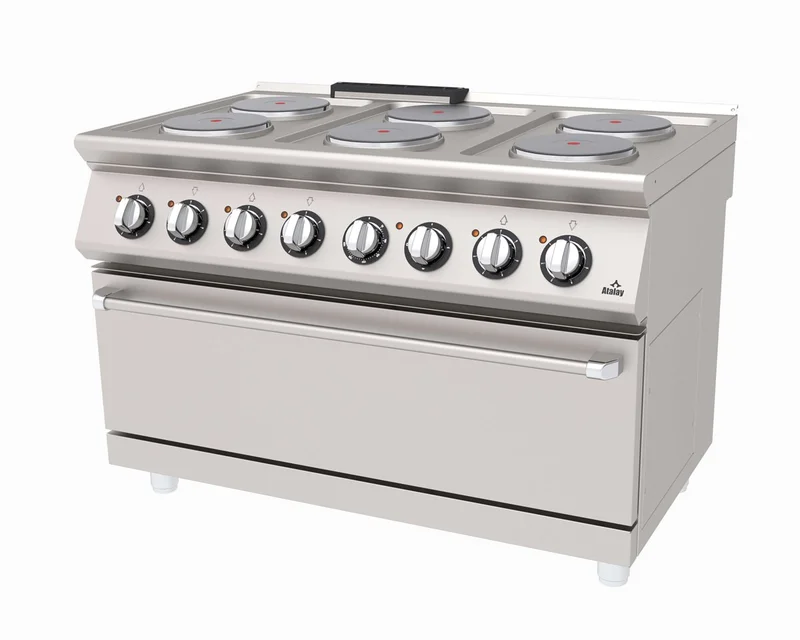 Atalay Kuzine 6 lı Elektrikli Fırınlı Kuzine 120x73x85 AEK-1273