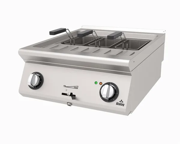 Atalay 3 Sepetli Makarna Haşlama Makinesi Elektrikli 60x73x30 AMP-673