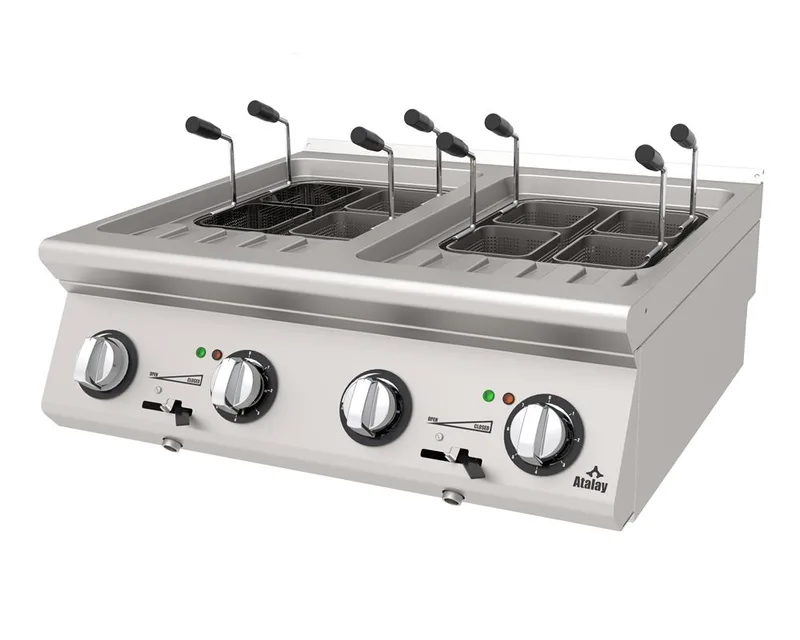 Atalay 8 Sepetli Makarna Haşlama Makinesi Elektrikli 80x73x30 AMP-873