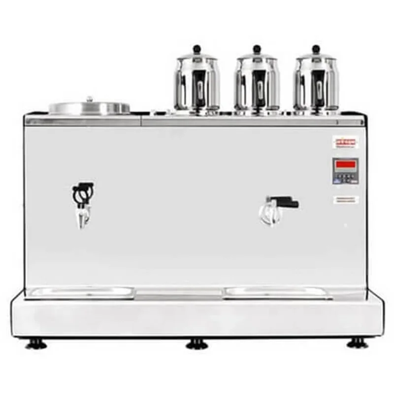 Ateşe Aspendos Smart Elektrikli 9 Litre İç Dem 3 Demlikli Çay Makinesi (STATIC ASE600)