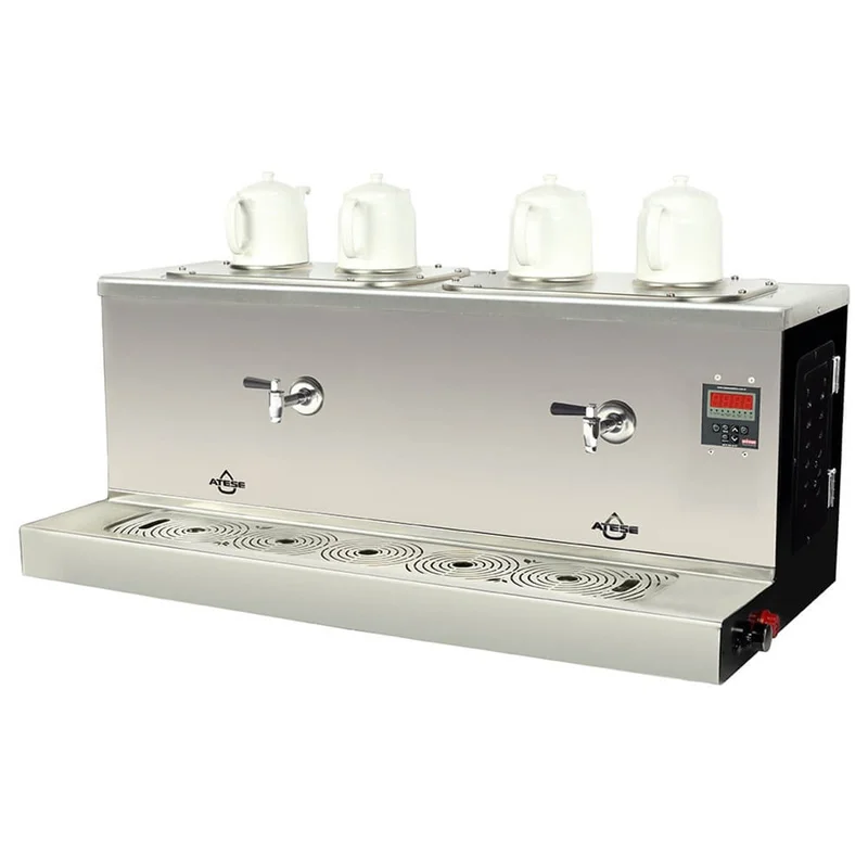 Ateşe Cappadocia Smart Elektrikli 4 Demlikli Çay Makinesi (INOX CSE4)