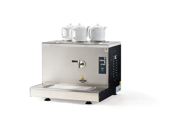 Ateşe Cappadocia Smart Plus Elektrikli 3 Demlikli Çay Makinesi (INOX CSPE3)