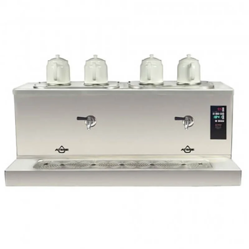 Ateşe Cappadocia Smart Plus Elektrikli 4 Demlikli Çay Makinesi (INOX CSPE4)