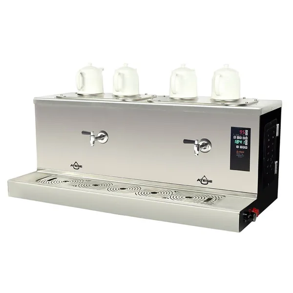 Ateşe Cappadocia Smart Plus Gaz+Elektrikli 4 Demlikli Çay Makinesi (STATIC CSPGE4)
