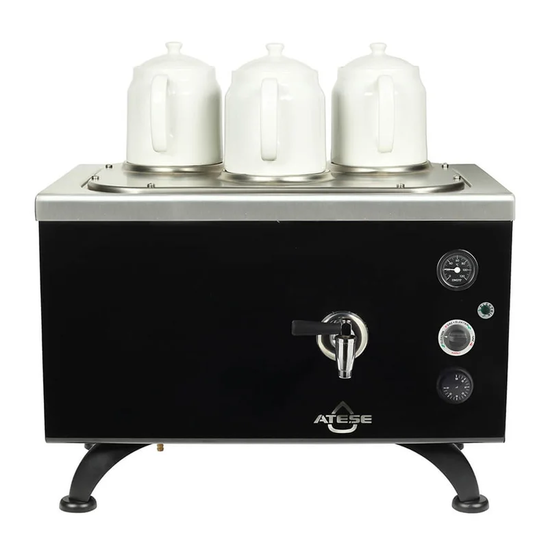 Ateşe Efes Analog Elektrikli 3 Demlikli Çay Makinesi (STATIC EAE3)