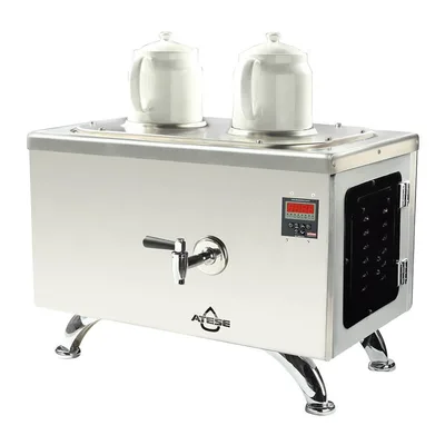 Ateşe Efes Smart Elektrikli 2 Demlikli Çay Makinesi (INOX ESE2)
