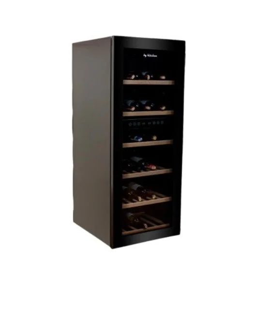By Kitchen 6 Raflı Şarap Dolabı WC-73B Siyah