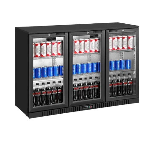 By Kitchen 3 Kapılı Şişe Soğutucu Teşhir Dolabı 135x50x87 Cm DBB-350