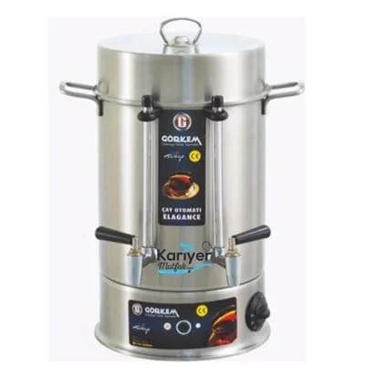 Görkem 120 Bardak Çay Otomatı Çelik Musluklu 173