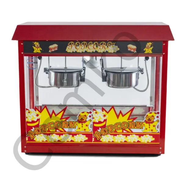 Cemko Çift Tavalı Popcorn Mısır Patlatma Makinesi Iğdır Modeli CEMKO 1005