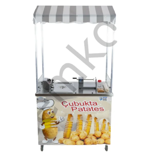 Cemko Çubukta Patates Arabası Elektrikli 60x100 (Model Gaziantep) CEMKO 1358