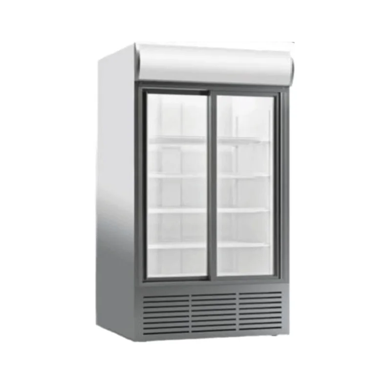 COLD-ERA Dik Tip Çift Sürme Kapılı Şişe Soğutucu Kanopili  CL 900 SLDC