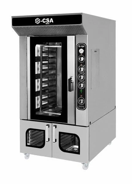 CSA 10 Tepsili Dönerli Elektrikli Manuel Fırın KRCS.MKDFE.10M