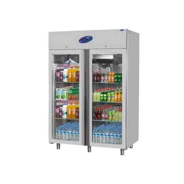 CSA 2 Cam Kapılı Dik Tip Derin Dondurucu 140x71x207 Cm CS.DBL.1200.C